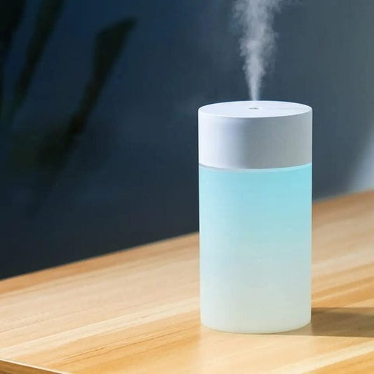 Mini Ultrasonic Air Humidifier Led Lamp Usb Essential Oil Diffuser Car Purifier Aroma Anion Mist Maker With Romantic Light 260ml My Store 